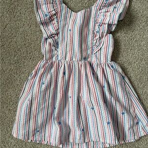 Cat & Jack Striped Dress - Red, Blue, White